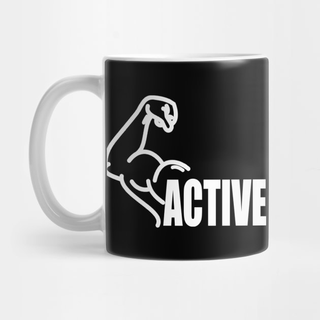 Minimalist Active Lifestyle Typography With Strong Arms by StreetDesigns